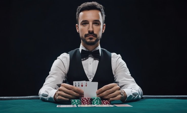 Antarmuka aplikasi minion178 dengan tampilan meja blackjack live